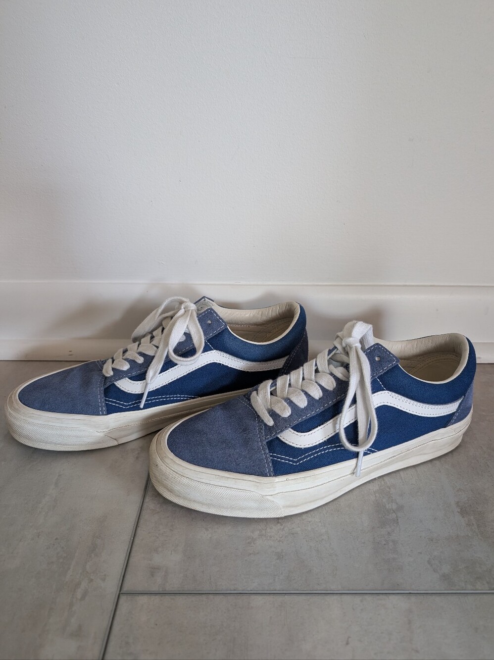 Vans Blue Suede Skate Shoes